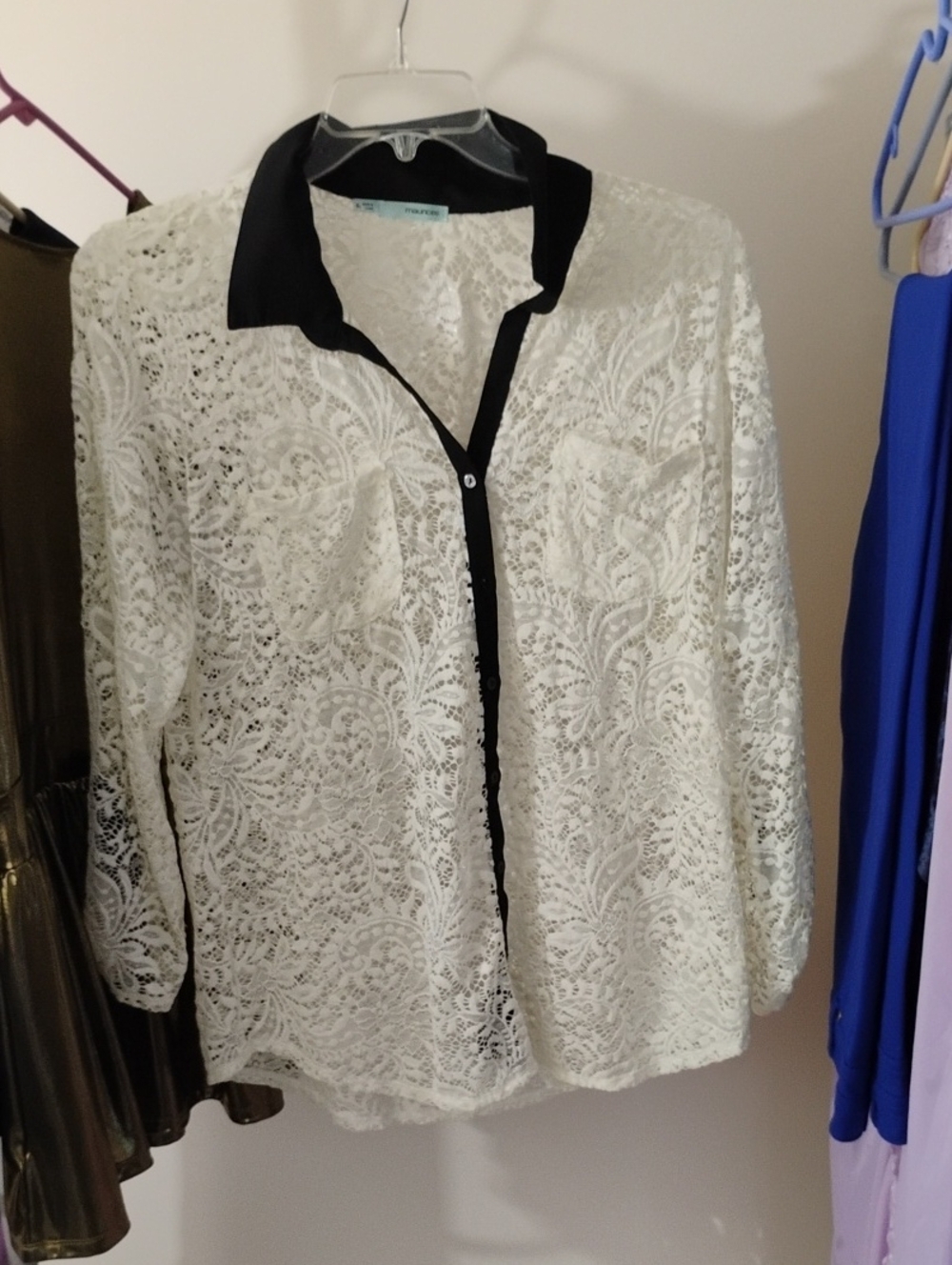 Maurices 3/4 Sleeve Over Shirt.